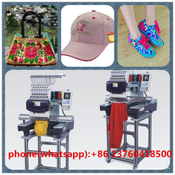 hot sale single head embroidery machine for baseball cap/sports shoes/t-shirt embroidery with ISO,SGS